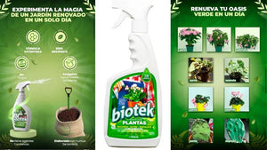 BIOTEK ® ALIMENTO REVITALIZADOR DE PLANTAS EN 24H