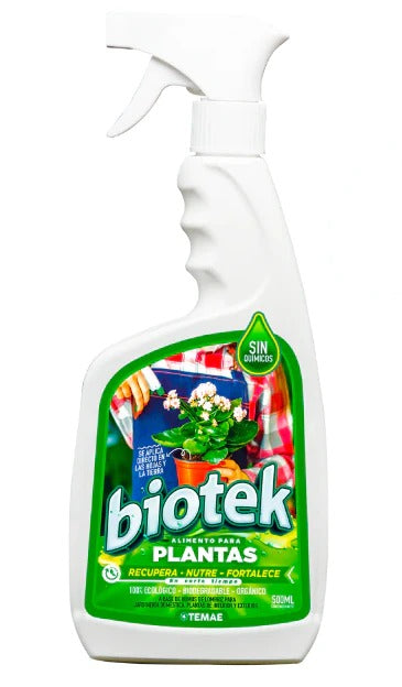 BIOTEK ® ALIMENTO REVITALIZADOR DE PLANTAS EN 24H