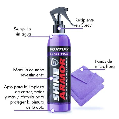 SHINE ARMORⓇ-SPRAY AUTO SELLADOR