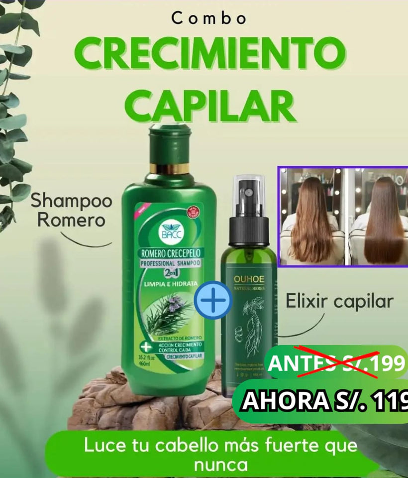 Shampoo de Romero- Contra la Caída del Cabello