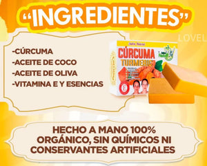 JABON DE CÚRCUMA™ELIMINA EL ACNÉ