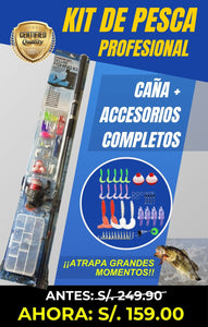 KIT PROFESIONAL DE PESCA